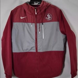 Men's NIKE Therma Fit FSU Zip-Up Hooded Jacket